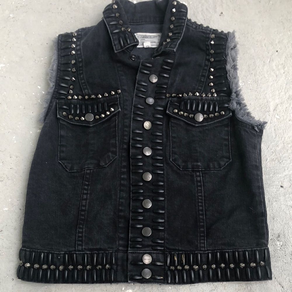 Current  Elliot denim  vest